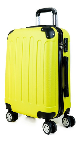 Maleta De Mano Valija Avion Carry On Despacho Amarillo