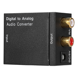 Convertidor De Audio Digital Óptico A Analógico Coaxial