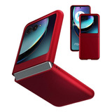 Funda Para Motorola Razr 40 Plus/40 Ultra Rigida Rojo
