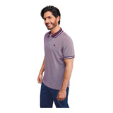 Playera Polo Lila Jaspe 910-12