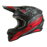 Capacete Oneal 3series Camo - Vermelho Tamanho Do Capacete 55/56 (p)