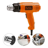 Soprador Térmico 1500w 2 Temp. Hg1500-br Black & Decker Cor Laranja 220v