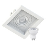 Kit 13 Embutido Recuado Mr16 Dicróica + Lâmpada 4,8w Cor Branco Cor Da Luz Branco Quente 2700k 110v/220v