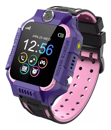 Smartwatch Para Niños Con Gps Y Sos Reloj Inteligente Mod Z6