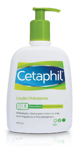 Cetaphil Loção Hidratante Face Corpo Pele Normal Seca 473ml 