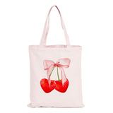 Bolsa Tote Bag Guinda Coquette