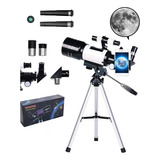 Telescópio Astronômico Monocular 15-150x Finderscópio 30070