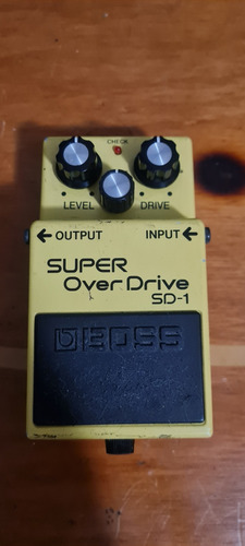 Boss Super Overdrive Sd-1 Pedal De Guitarra