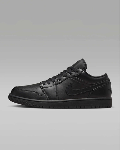 Nike Air Jordan 1 Triple Black Low (con Caja) Talle 8,5 Usa