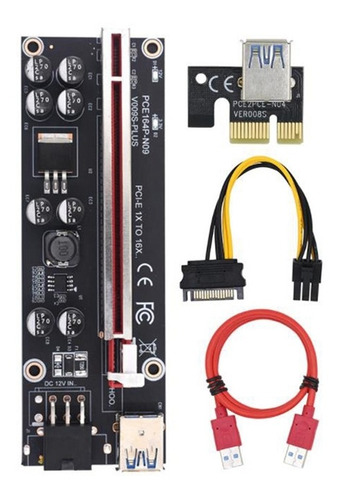 Tarjeta Elevadora Pci-e Ver009s Plus Pci Express De 1 A 16 P