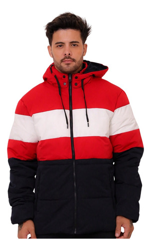 Jaqueta Bobojaco Masculina Casaco Frio Inverno Puffer Capuz