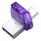 Kingston Dtmicroduo 128 Gb Usb 3.2 200 Mb De Memória Usb-c/usb-a