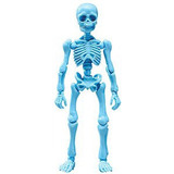 Re-ment Pose Skeleton Human 1 4 Blue Hawaii Calaca Miniatura