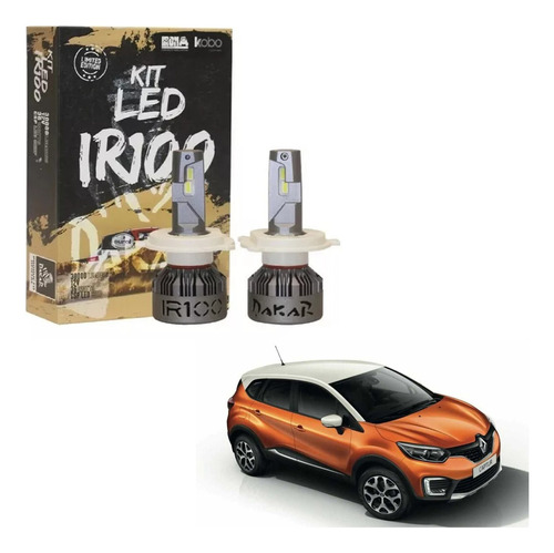 Kit Lamparas Ranult Captur - Cree Led Kobo Iron Dakar Csp