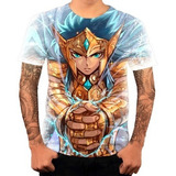 Camiseta Camisa Personalizada Cavaleiros Do Zodíaco Shiryu 7