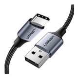 Cabo De Dados Ugreen Us288 Usb Tipo C P Usb 2.0 3m Cinza