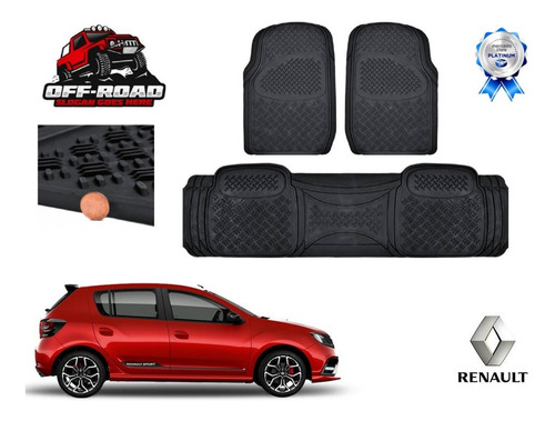Tapetes Off Road Uso Rudo Renault Sandero Rs 2016 A 2022