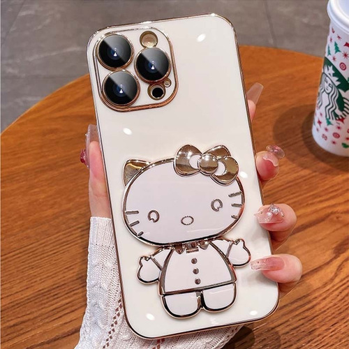 Funda De Teléfono Suave Con Diseño De Hello Kitty Makeup Mir