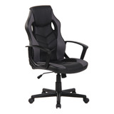 Silla Gamer Sillón Oficina Negro Y Rojo Basculante Calidad