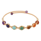 Asgift Pulsera De 7 Chakras Para Mujeres Niñas Cuenta De Pie