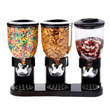 Dispensador Triple De Mesa Cereal Granos Frutos Secos Dulces