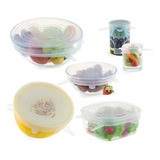 Tapas De Silicona X6 Reutilizables Moderno Cocina Bowls Tv