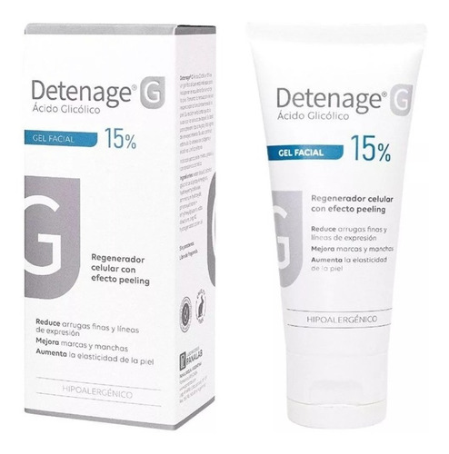 Gel Facial Antiedad Detenage G Acido Glicolico 15% X 50 Ml