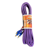 Cable Rca 5 Mts  Mallado Con Remoto P/potencia Woofer