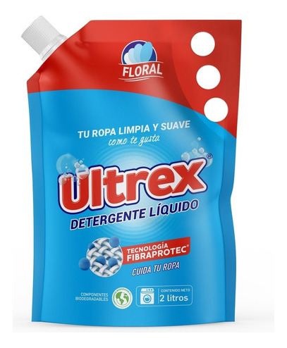 Detergente Liquido Ultrex - Litro A - LITRO a $8550
