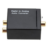 Convertidor De Audio A Digital.. Adaptador De Audio Óptico D