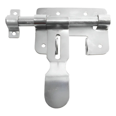 Pasador Puerta Y Portón Cerrojo R-35 Macizo Plateado
