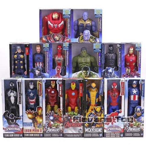 Figuras Avengers 30 Cm Marvel Super Heroes Juguetes En Caja