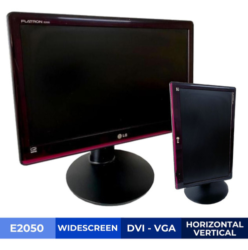Monitor LG 20 Polegadas Horizontal E Vertical Sem Detalhes