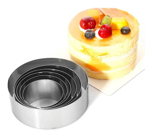 Pack 5 Moldes Acero Inox , Molde De Galleta Cortador