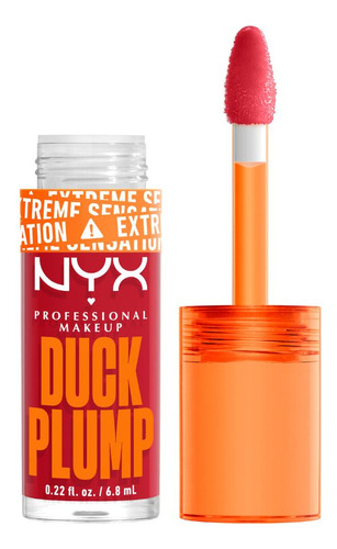 Brillo De Labios Con Efecto Plump, Duck Plump, Nyx Cosmetics Acabado Brillante Color 'cherry Spice