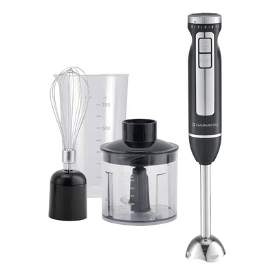 Licuadora De Mano Minipimer Daihatsu Mixer Multi Procesadora de Alimentos Arzak Hb-7000 800w 9 Velocidades 16.000 Rpm Color Negro | Envío gratis