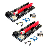 Kit 2 Unidades Cabo Riser Card Ver009s Pci 16x Mini Pci-e