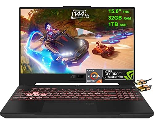 Laptop Gaming Asus Tuf 15.6'' Rtx 3050ti Amd R7 16gb Ram 1tb