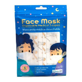 Face Mask - Mascarilla Infantil Desechable Color Blanco
