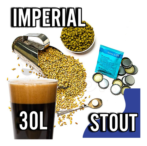 Kit Insumos Receita Cerveja Artesanal Imperial Stout 30l