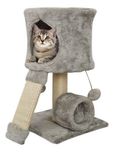 Small Cat Tree House,cat Condo With Sisal Scratching Posts
