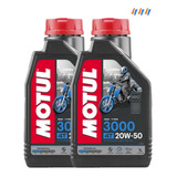Aceite Moto 4t 3000 20w50 Mineral Motul 2 Litros