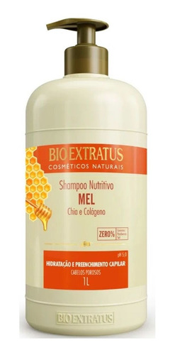 Shampoo Mel Bio Extratus Preenchimento De Fios Porosos 1 Lt