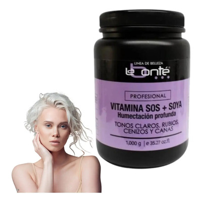 Vitamina Sos + Soya 1kg Tonos Rubios, Cenizos Labonte | Envío gratis