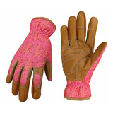 Guantes De Trabajo De Cuero Mujeres  Jardinería  Traba...