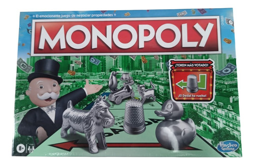 Monopoli Clasico ¨el Dedal A Vuelto¨  De Hasbro.