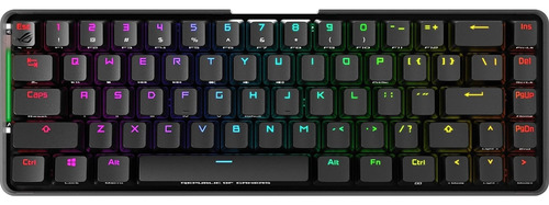 Teclado Mecánico Inalámbrico Rgb Para Juegos/ Negro, Gris