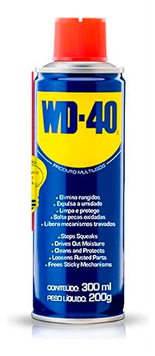 Spray Wd40 Desengripa Lubrifica 300ml Produto Multiusos