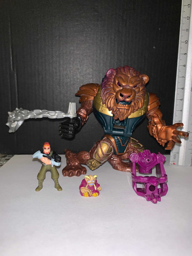 Mighty Max Lion Conqueror / Playset Con Figuras / Vintage