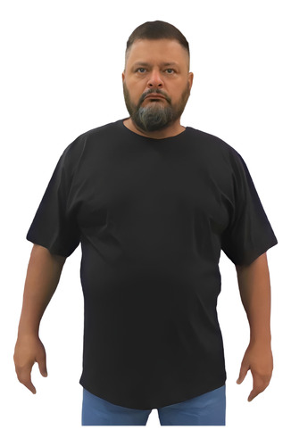 3 Camisas / Camisetas Malha Algodao Super Plus Size Até Xg10